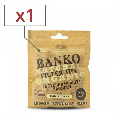 Picture of Unbleached slim banko filters x1 - Banko