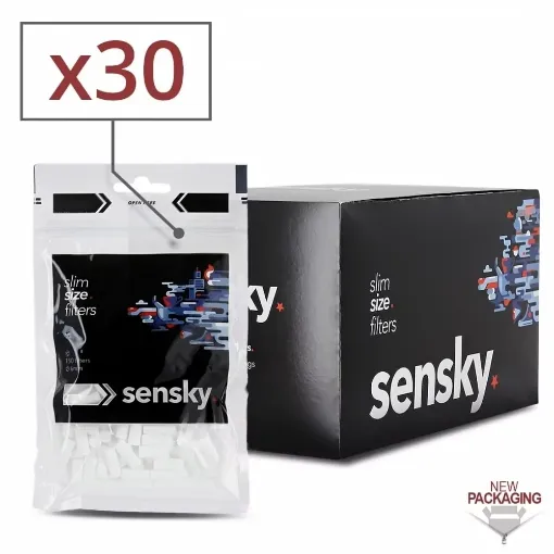 Picture of Sensky slim filters x30 sachets - Sen Sky