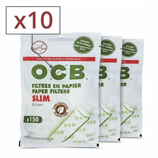 Picture of Slim paper ocb filters x10 bags - OCB