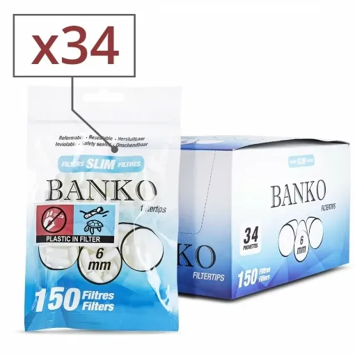 Picture of Slim banko filters x34 - Banko