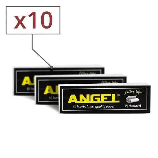 Picture of Perforated angel cardboard filters x10 - Smoking