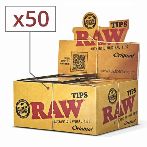 Picture of Raw cardboard filters x50 - RAW