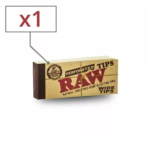 Picture of Raw wide cardboard filters x1 - RAW