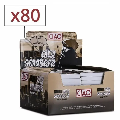 Picture of Ciao cardboard filter x80 wide - Smoking