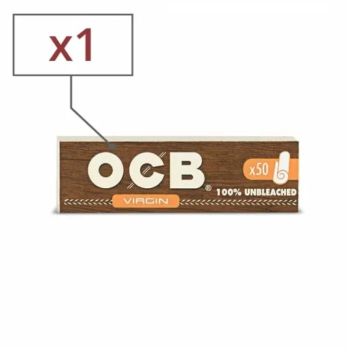 Picture of Ocb virgin perforated cardboard filters x1 - OCB