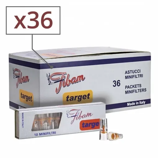 Picture of Fibam target filters x36 boxes - Smoking