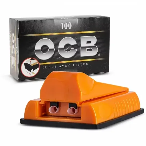 Picture of Double orange tube machine - 100 ocb tubes - Smoking