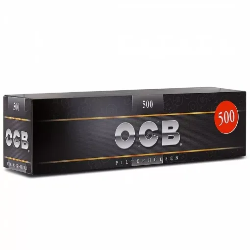 Picture of Box of 500 ocb tubes with filter x1 - OCB