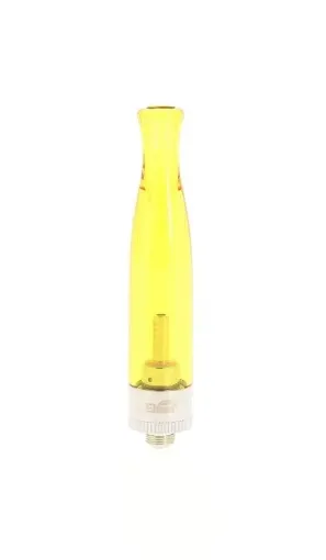 Picture of 510 dual coil clearomizer translucent yellow - Ismoka