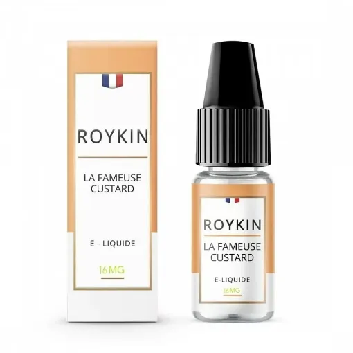 Picture of E liquid roykin the famous custard 16mg - Roykin