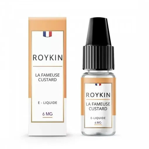 Picture of E liquid roykin the famous custard 6mg - Roykin