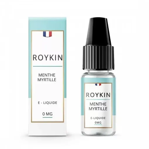 Picture of E liquid roykin mint blueberry 0 mg - Roykin