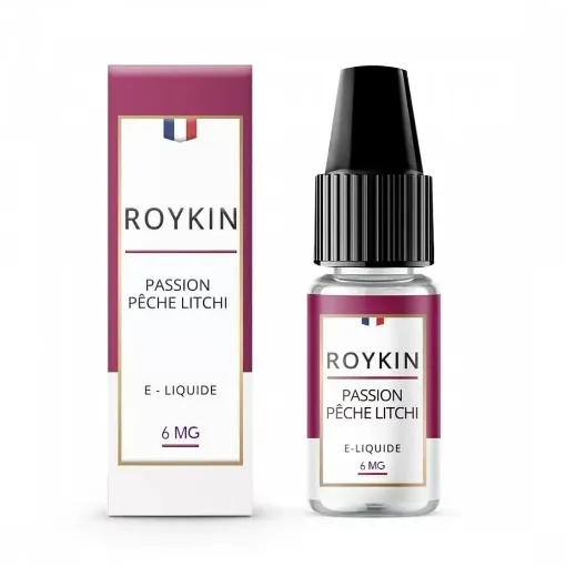 Picture of E liquid roykin passion peach lychee 6mg - Roykin