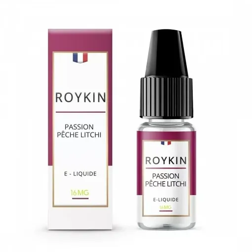 Picture of E liquid roykin passion peach lychee 16mg - Roykin