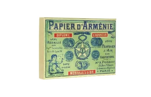 Picture of Paper of armenia vintage box1900 and its 12 notebooks - Papier d'Armenie