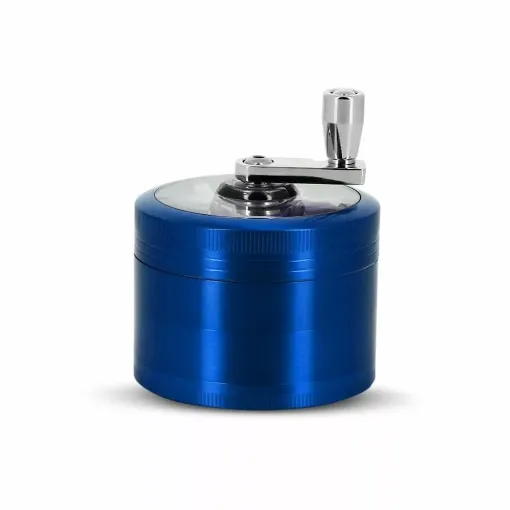 Picture of Crank grinder 4 parts 60 mm blue - Smoking