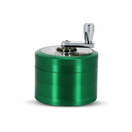 Picture of Crank grinder 4 parts 60 mm green - Smoking