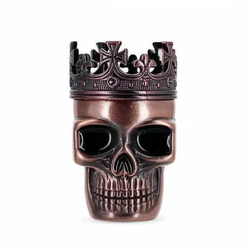 Picture of Skull grinder 3 parts copper - Smoking