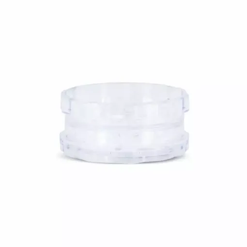 Picture of Acrylic grinder 2 parts 50 mm transparent - Smoking