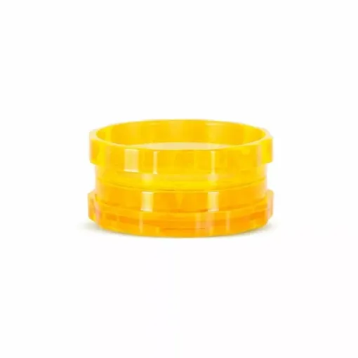 Picture of Acrylic grinder 2 parts 50 mm yellow - Smoking