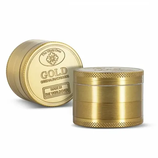 Picture of Grinder gold 4 parts 50 mm - Smoking