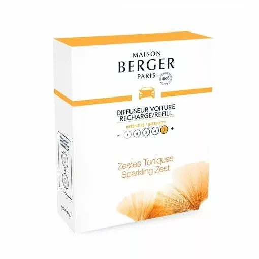 Picture of Lampe berger aroma energy tonic zest car diffuser refill - Lampe Berger