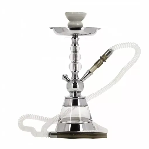 Picture of Céleste junior 2.0 white silver hookah - El Badia