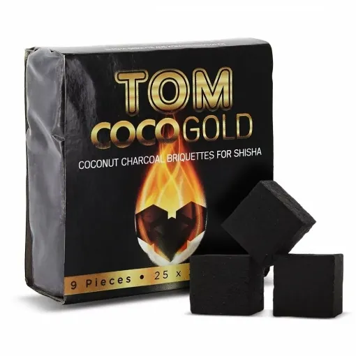 Picture of Shisha charcoal tom cococha premium gold - Tom Cococha