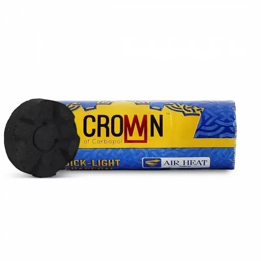 Picture of Carbopol crown hookah charcoal x1 - Smoking