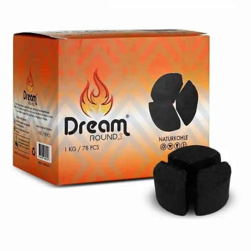 Picture of Dream round 3 shisha charcoal - Smoking