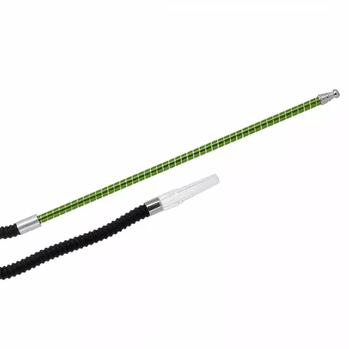 Picture of Green spiral alu shisha hose - Smoking