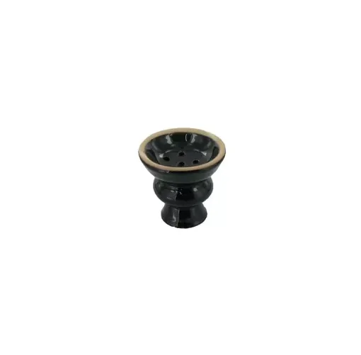 Picture of Large black hookah bowl - Smoking