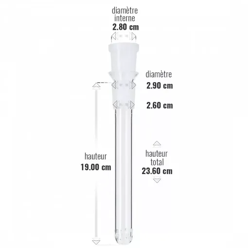 Picture of Transparent dud shisha plunger 02820 - DUD