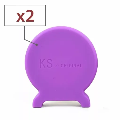 Picture of Ks t - one shisha silicone foot x2 purple - Smoking