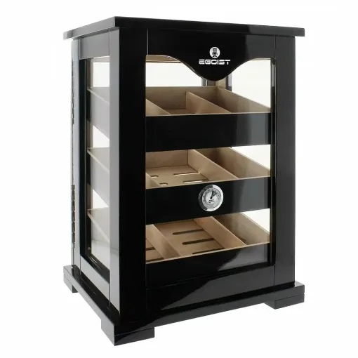 Picture of Egoist black cigar cabinet - Egoist