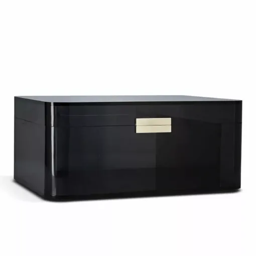 Picture of Black plexiglass cigar humidor - Smoking