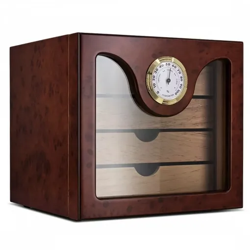 Picture of Cube cigar humidor - Smoking