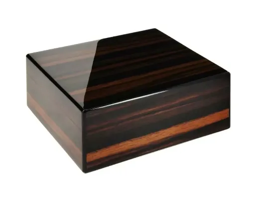 Picture of Elie bleu ebony macassar cigar humidor 50 cigars - Elie Bleu