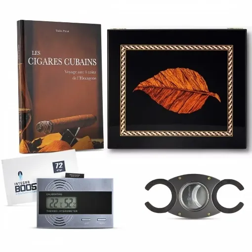 Picture of Art and volutes humidor pack + cuban cigars book - Art & Volutes