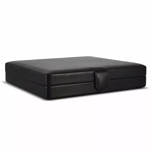 Picture of Black leather travel humidor - Zino