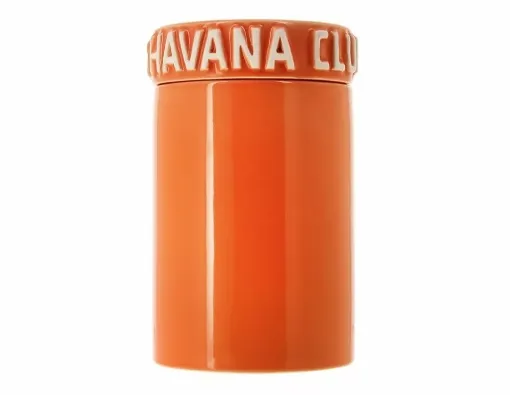 Picture of Havana club orange cigar jar - Havana Club