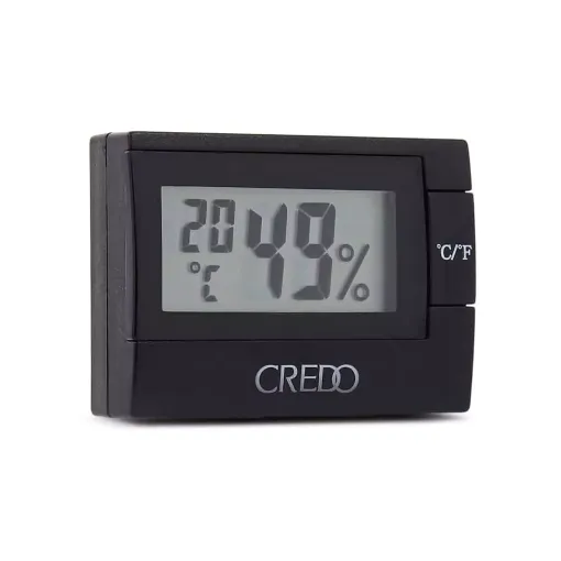 Picture of Black electronic hygrometer - Crédo