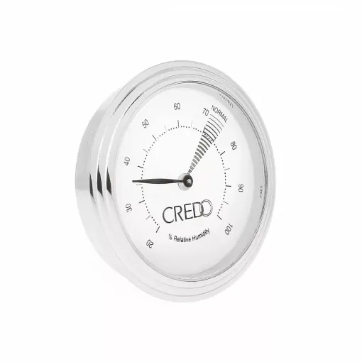 Picture of Chrome analog hygrometer 55 mm - Crédo