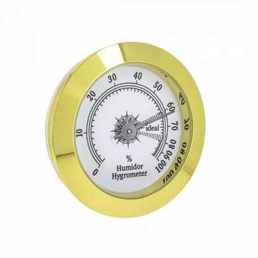 Picture of Cheap golden hygrometer - Smoking