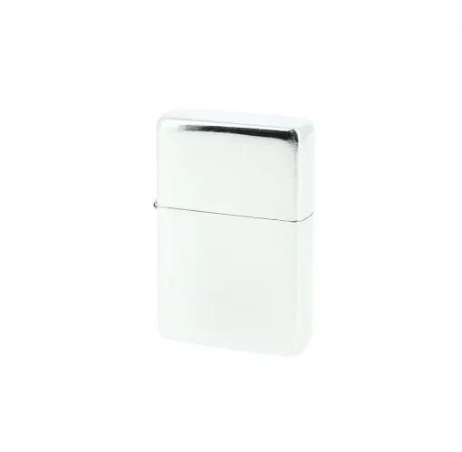 Picture of Polished chrome steel petrol lighter - Smoking