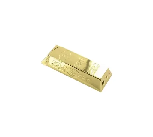 Picture of Gold ingot lighter - Smoking