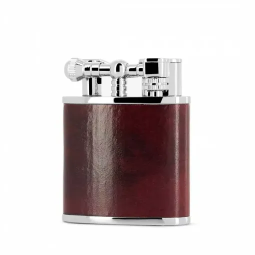 Picture of Table lighter peter charles paris red leather - Peter Charles Paris