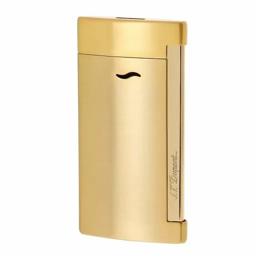 Picture of St dupont slim 7 brushed gold lighter - S.T. Dupont