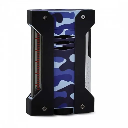 Picture of St dupont défi extrême lighter blue camouflage - S.T. Dupont