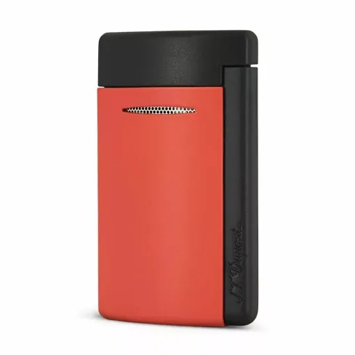 Picture of St dupont new mini jet lighter black and matte red - S.T. Dupont